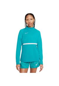 Bluza sportowa damska Nike NK Df Academy 21 Drill Top. Kolor: niebieski