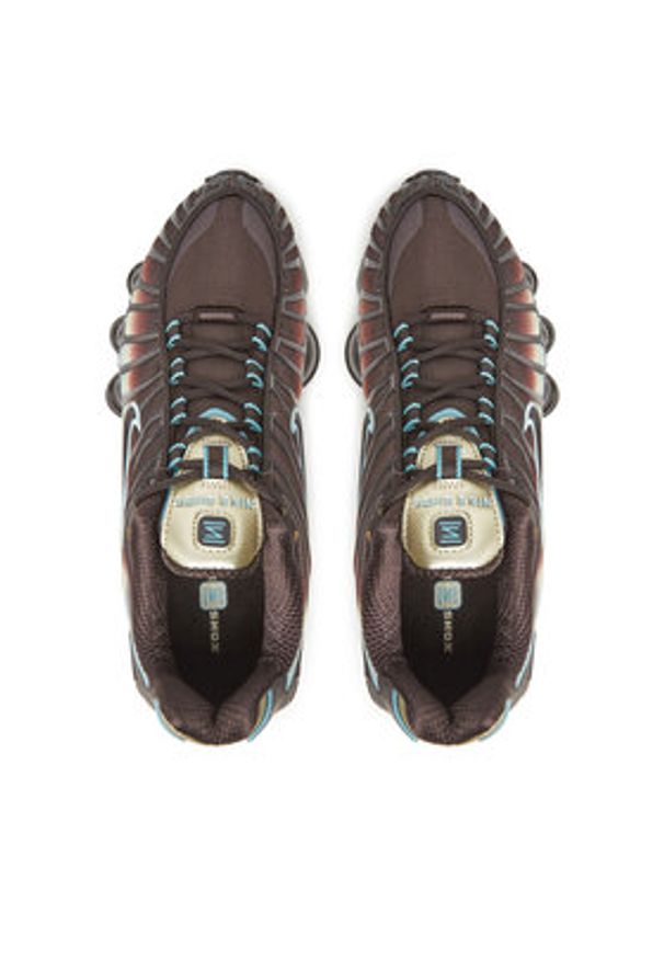 Nike Sneakersy Shox Tl IB4340 200 Brązowy. Kolor: brązowy. Materiał: materiał