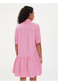 Marella Sukienka koszulowa Ebert 2413221402 Różowy Regular Fit. Kolor: różowy. Materiał: bawełna. Typ sukienki: koszulowe