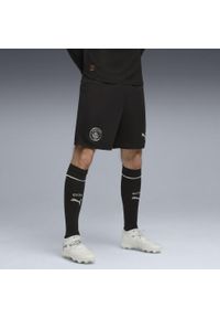 Puma - Męskie szorty Manchester City 25/26 PUMA Black. Kolor: czarny. Materiał: tkanina. Sport: fitness, piłka nożna