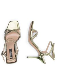 Nine West Sandały FARAZA ZL23014CC Zielony. Kolor: zielony. Materiał: skóra #8