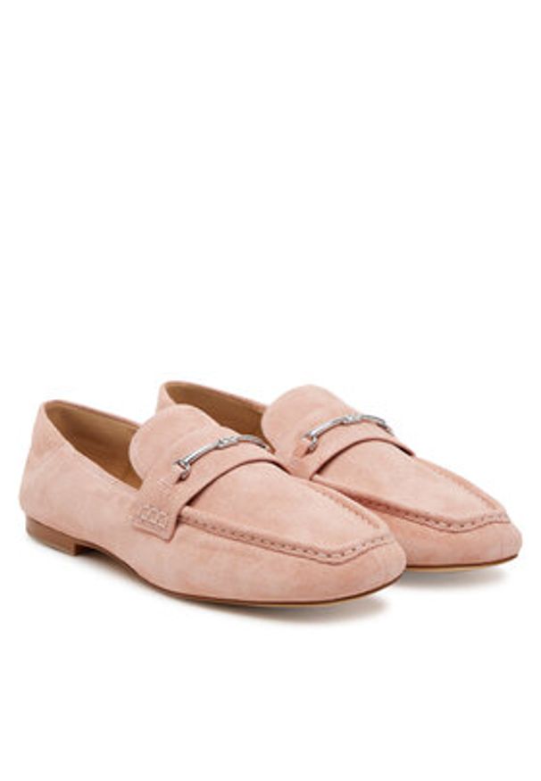 MICHAEL Michael Kors Lordsy Lena Loafer 40S5LEFP1S Różowy. Kolor: różowy. Materiał: skóra, zamsz