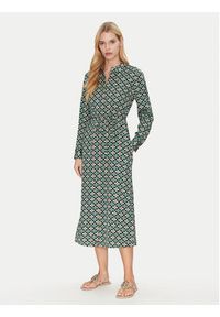 Marc O'Polo Sukienka koszulowa 500 1208 21033 Zielony Regular Fit. Typ kołnierza: polo. Kolor: zielony. Materiał: wiskoza. Typ sukienki: koszulowe #2