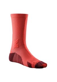 XBIONIC - Skarpety do biegania X-Socks Trail Run Discover Crew. Kolor: czerwony