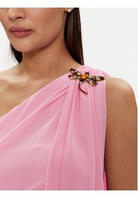 Rinascimento Sukienka wieczorowa CFC0117713003 Różowy Regular Fit. Kolor: różowy. Materiał: syntetyk. Styl: wizytowy