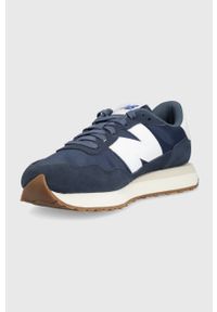 New Balance sneakersy MS237GB kolor granatowy. Nosek buta: okrągły. Zapięcie: sznurówki. Kolor: niebieski. Materiał: guma