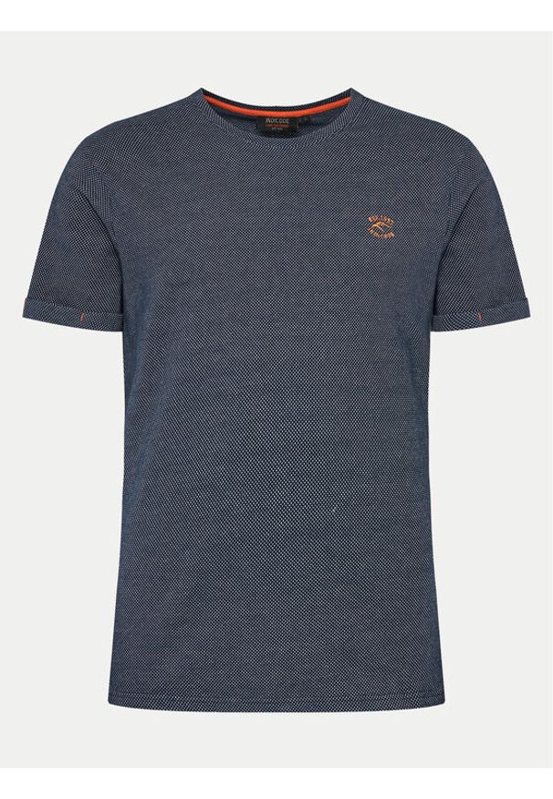 INDICODE T-Shirt Stamatis 41-038 Granatowy Regular Fit. Kolor: niebieski. Materiał: bawełna