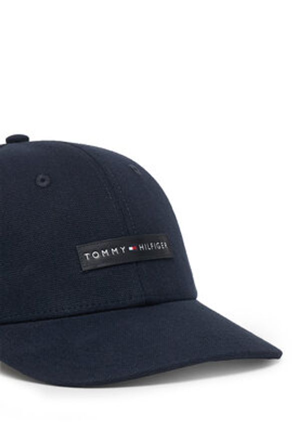 TOMMY HILFIGER - Tommy Hilfiger Czapka z daszkiem AM0AM14119 Granatowy. Kolor: niebieski. Materiał: bawełna