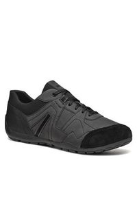Geox Sneakersy U Ravex U463FC 0EK22 C9999 Czarny. Kolor: czarny. Materiał: skóra