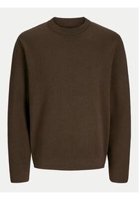 Jack & Jones - Jack&Jones Sweter Milano 12259666 Beżowy Relaxed Fit. Kolor: beżowy. Materiał: bawełna #3