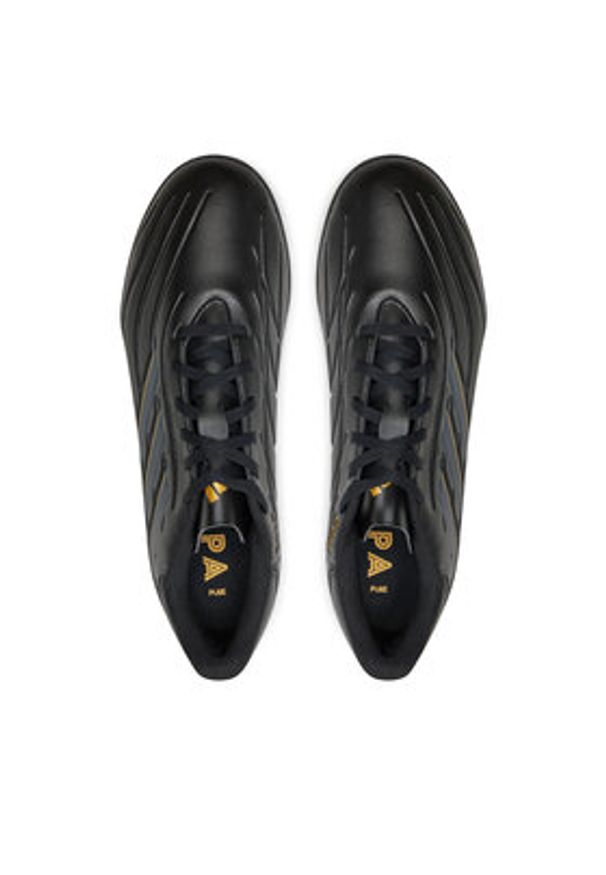 Adidas - adidas Buty do piłki nożnej Copa Pure 2 Club Turf IG8728 Czarny. Kolor: czarny. Materiał: skóra