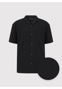 Pako Lorente - PAKO LORENTE - Koszula męska w kolorze czarnym z krótkim rękawem. Okazja: na co dzień. Kolor: czarny. Materiał: bawełna, elastan. Długość rękawa: krótki rękaw. Długość: krótkie. Sezon: lato. Styl: casual #10