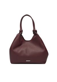 DKNY Torebka R42BAE49 Bordowy. Kolor: czerwony. Materiał: skórzane #6
