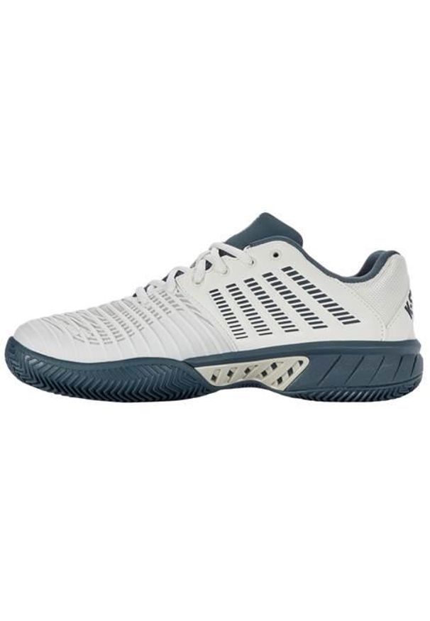 Buty do tenisa męskie K-Swiss Express Light 3 Hb Clay. Zapięcie: sznurówki. Kolor: wielokolorowy. Materiał: materiał, syntetyk, tkanina. Szerokość cholewki: normalna. Sport: tenis