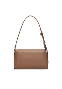 Calvin Klein Torebka Ck Daily Shoulder Bag Pebble K60K612139 Brązowy. Kolor: brązowy. Materiał: skórzane