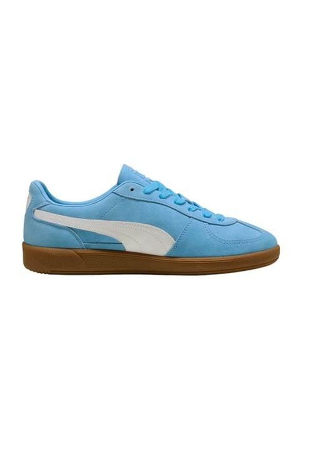 Buty do chodzenia męskie Puma Palermo. Zapięcie: sznurówki. Kolor: niebieski. Materiał: guma, tkanina, skóra, materiał, syntetyk. Szerokość cholewki: normalna. Sport: turystyka piesza
