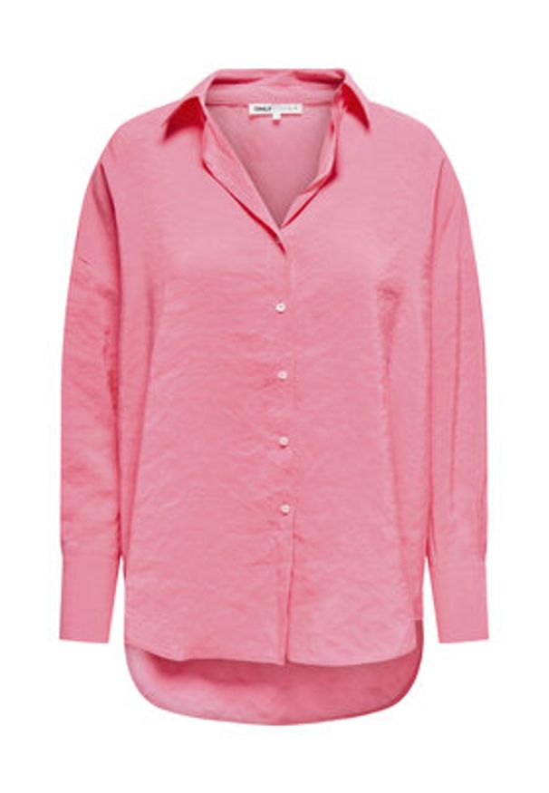 only - ONLY Koszula Zazima 15272523 Różowy Oversize. Kolor: różowy