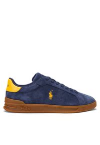 Polo Ralph Lauren Sneakersy Hrt Ct II 809940313001 Granatowy. Kolor: niebieski. Materiał: zamsz, skóra #1