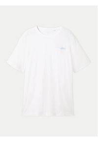 Tom Tailor T-Shirt 1040821 Biały Regular Fit. Kolor: biały. Materiał: bawełna