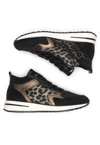 Remonte Sneakersy D1G71-03 Czarny. Kolor: czarny. Materiał: materiał #4