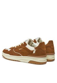 Pepe Jeans Sneakersy Chester Air M PMS00033 Brązowy. Kolor: brązowy. Materiał: zamsz, skóra