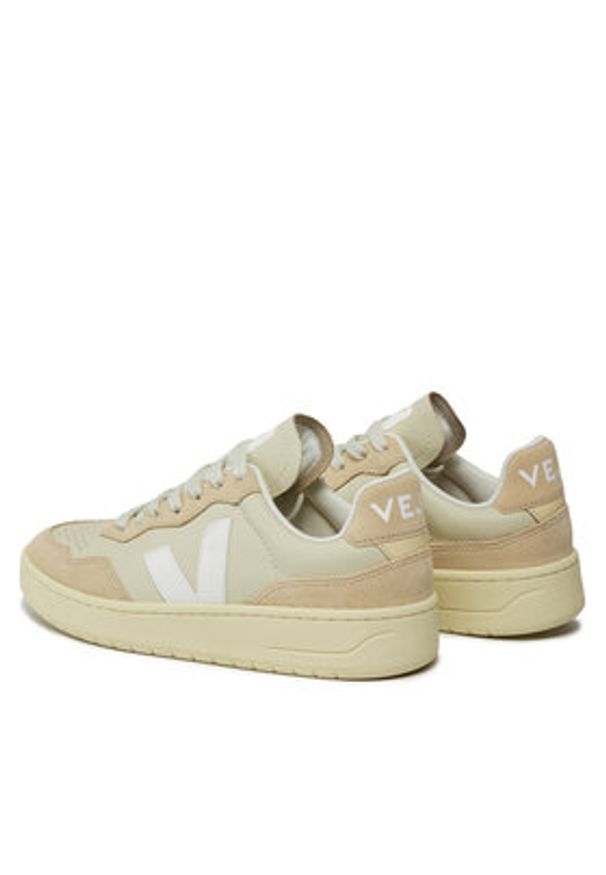 Veja Sneakersy V-90 O.T. VD2003378 Beżowy. Kolor: beżowy. Materiał: skóra