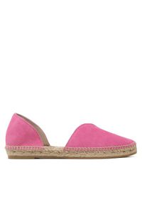 Manebi Espadryle Open-Side Flats R 3.6 O0 Różowy. Kolor: różowy. Materiał: zamsz, skóra