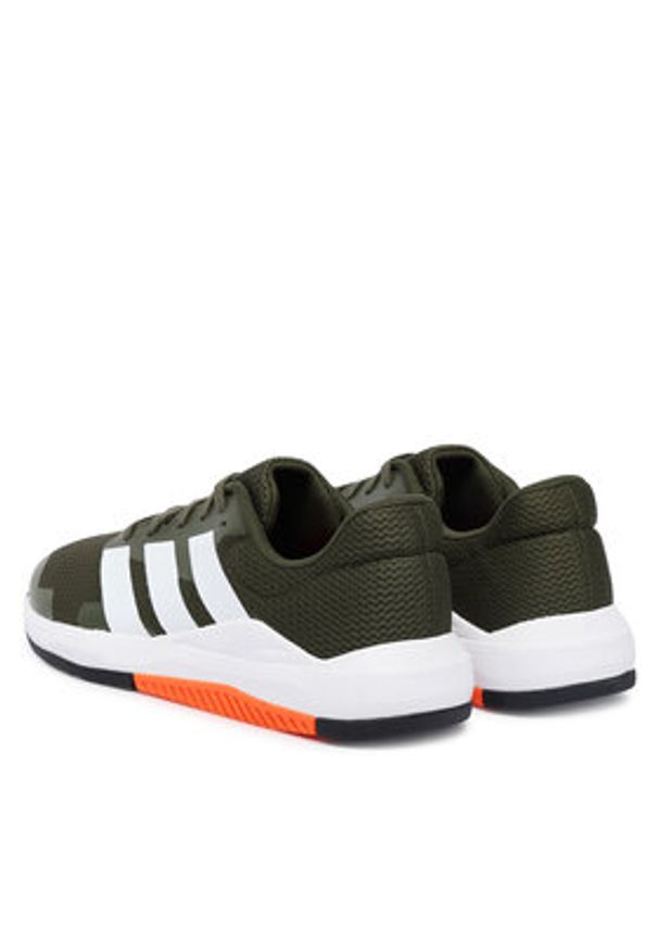 Adidas - adidas Buty na siłownię Dropset Base JR9305 Khaki. Kolor: brązowy. Materiał: materiał. Sport: fitness