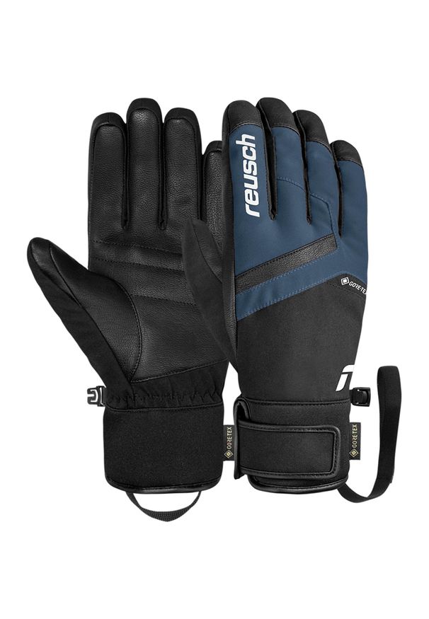 Rękawice Reusch Booster GORE-TEX. Kolor: niebieski. Technologia: Gore-Tex. Sezon: zima. Sport: narciarstwo