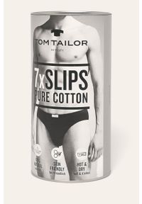 Tom Tailor Denim - Slipy (7 pack). Kolor: czarny. Materiał: denim. Wzór: gładki #4