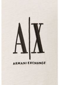 Armani Exchange - T-shirt 8NZTPH.ZJH4Z.NOS. Okazja: na co dzień. Kolor: biały. Wzór: nadruk. Styl: casual #3