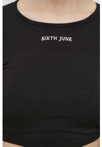 Sixth June Longsleeve kolor czarny. Kolor: czarny. Materiał: dzianina, materiał. Długość rękawa: długi rękaw