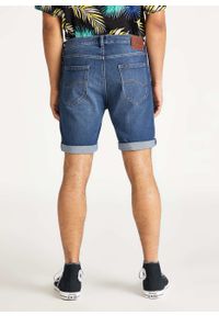 Lee - LEE RIDER SHORT MĘSKIE SZORTY JEANSOWE HAWAII DARK L73FMGFL. Materiał: jeans #5