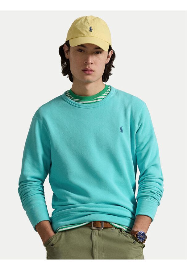 Polo Ralph Lauren Bluza 710A12485007 Turkusowy Regular Fit. Typ kołnierza: polo. Kolor: turkusowy. Materiał: bawełna
