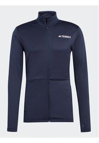 Adidas - adidas Bluza Terrex Multi Full-Zip Fleece Jacket HN5473 Niebieski Slim Fit. Kolor: niebieski. Materiał: syntetyk #4