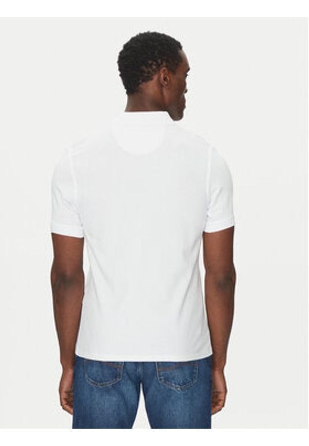 Barbour Polo Original Sports MML0358WH11 Biały Tailored Fit. Typ kołnierza: polo. Kolor: biały. Materiał: bawełna