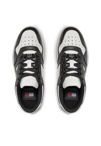 Tommy Jeans Sneakersy Tjw Retro Basket Flatform Patent EN0EN02523 Écru. Materiał: skóra #3