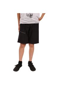 Chłopięce spodnie outdoorowe Kilpi HOSIO-JB. Kolor: czarny. Materiał: nylon