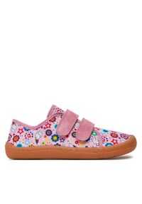 Froddo Sneakersy Barefoot Canvas G1700379-5 D Kolorowy. Wzór: kolorowy