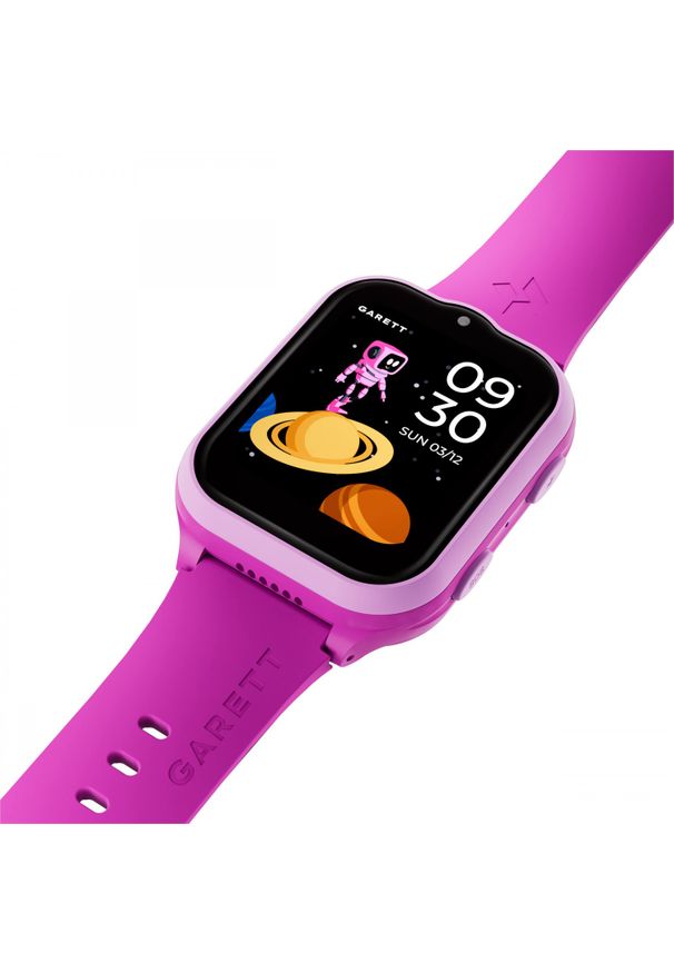 GARETT - Garett Kids eSim 4G Różowy. Rodzaj zegarka: smartwatch. Kolor: różowy. Styl: młodzieżowy, casual