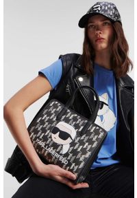 Karl Lagerfeld torebka kolor czarny. Kolor: czarny #2