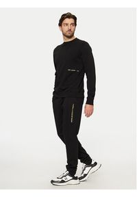 Karl Lagerfeld - KARL LAGERFELD Bluza 705463 551900 Czarny Regular Fit. Typ kołnierza: dekolt w karo. Kolor: czarny. Materiał: bawełna #5