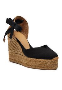 Castañer Espadryle Chiara T/8Ed/001 021458 Czarny. Kolor: czarny