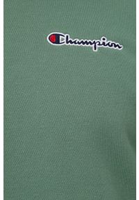 Champion bluza 217065 męska kolor zielony gładka. Okazja: na co dzień. Kolor: zielony. Materiał: dzianina. Wzór: gładki. Styl: casual #3
