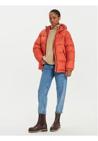 Napapijri Kurtka zimowa A-Box Logo NP0A4HZ2 Czerwony Regular Fit. Kolor: czerwony. Materiał: syntetyk. Sezon: zima