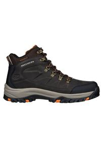 skechers - Buty trekkingowe męskie Skechers Relment Daggett. Wysokość cholewki: za kostkę. Zapięcie: sznurówki. Kolor: czarny, wielokolorowy. Materiał: materiał, syntetyk, guma. Szerokość cholewki: normalna. Model: Skechers Sport. Sport: turystyka piesza