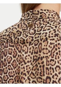 Marciano Guess Bluzka 5YGH12 7298A Brązowy Regular Fit. Kolor: brązowy. Materiał: wiskoza