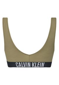 Calvin Klein Swimwear Góra od bikini KW0KW02745 Zielony. Kolor: zielony. Materiał: syntetyk #4