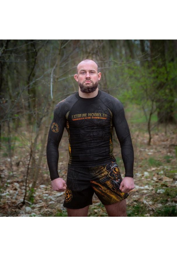 Spodenki Sportowe Męskie na trening i siłownię EXTREME HOBBY DBD. Kolor: czarny. Materiał: poliester, elastan. Sport: fitness