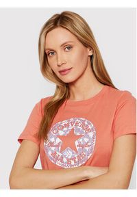 Converse T-Shirt 10022955-A03 Pomarańczowy Standard Fit. Kolor: pomarańczowy. Materiał: bawełna #5